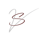 Logotipo manuscrito com as iniciais do Dr. Vinícius Lima Seabra em traço fino vinho sobre fundo claro